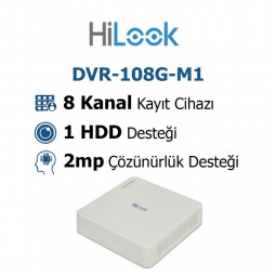 HILOOK DVR-108G-M1 8 Kanal Dvr Kayıt Cihazı HILOOK DVR-108G-M1 8 Kanal Dvr Kayıt Cihazı